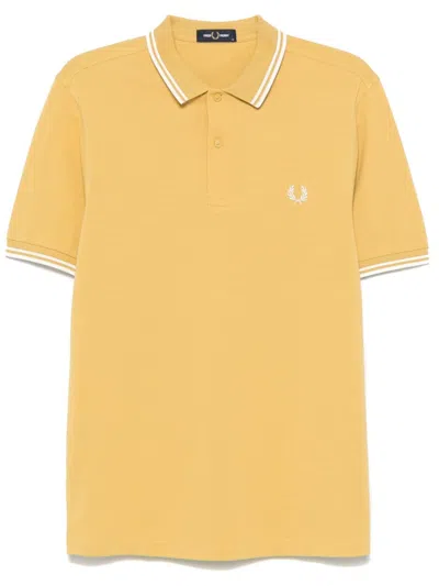Fred Perry Twin Tipped Polo Shirt In Gelb
