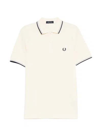 Fred Perry Twin Tipped Polo Shirt In Yellow