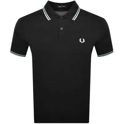 Fred Perry Twin Tipped Polo T Shirt Black
