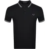 Fred Perry Twin Tipped Polo T Shirt Green In Black
