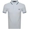 Fred Perry The Twin Tipped Polo Shirt In Blue