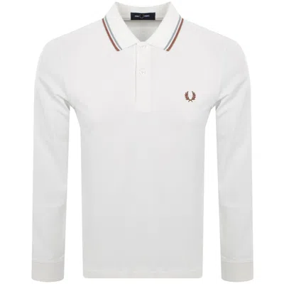 Fred Perry Twin Tipped Polo T Shirt Cream