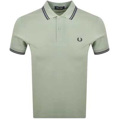 Fred Perry Twin Tipped Polo T Shirt Green