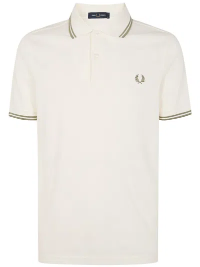 Fred Perry Twin Tipped Shirt Clothing In Neutral