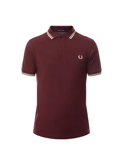 Fred Perry T-shirts And Polos Bordeaux In Bordeaux Marroni