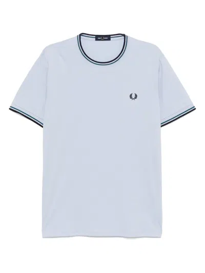 Fred Perry Twin-tipped T-shirt In Gray