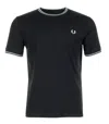 Fred Perry Embroidered-logo Short-sleeved T-shirt
