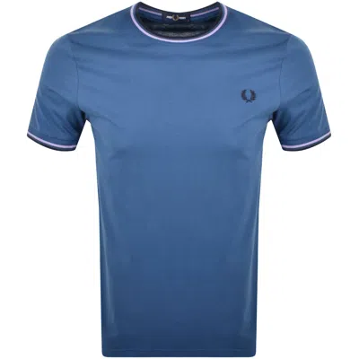 Fred Perry Twin Tipped T-shirt In Blue
