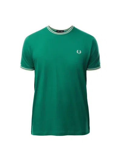 Fred Perry Twin Tipped T-shirt In Green