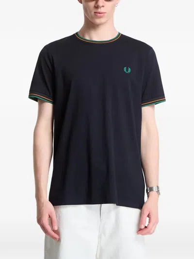 Fred Perry Twin Tipped T-shirt In Blue