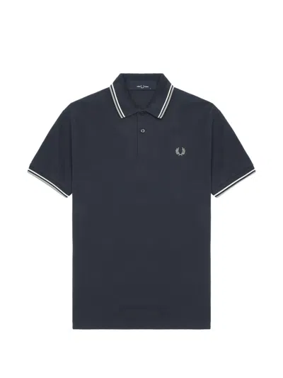 Fred Perry Sleeved Polo Shirt In Blue