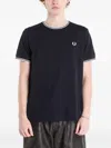 Fred Perry Mens Twin Tipped T-shirt Nos In Blue