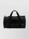 Fred Perry Versatile Canvas Travel Bag With Top Handles In Black