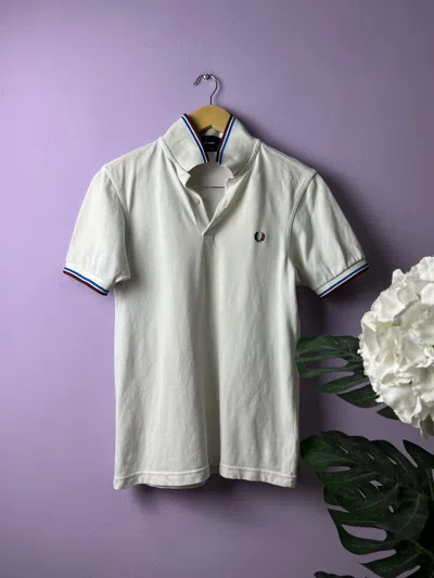 Pre-owned Fred Perry Vintage  Polo Tees In White