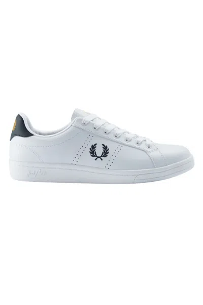 Fred Perry White Tennis Shoe