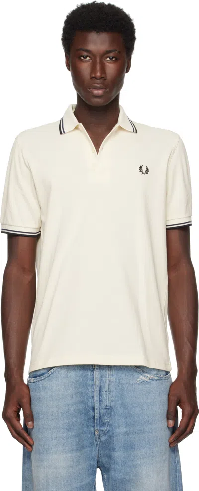 Fred Perry White 'the  Shirt' Polo In Multi