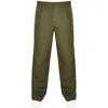 Fred Perry Wide Leg Draw String Trouser Green In Green