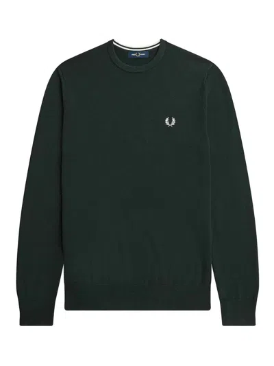 FRED PERRY WOOL AND COTTON SWEATER