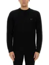 Fred Perry Sweater In Black