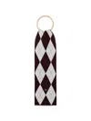 Fred Perry Patterned Scarf In Black