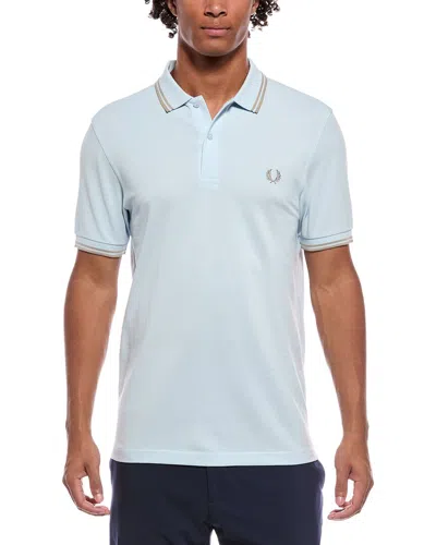 Fred Perry Woven Polo In White