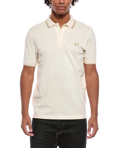 Fred Perry Woven Polo In Transparent