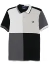 Fred Perry X Beams Logo Accent Polo Shirt In Schwarz