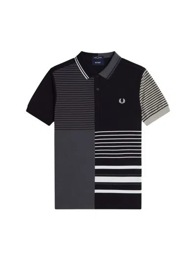 Fred Perry X Beams Polo With Logo In Black