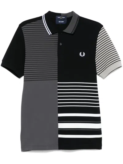 Fred Perry Polo With Logo In Black