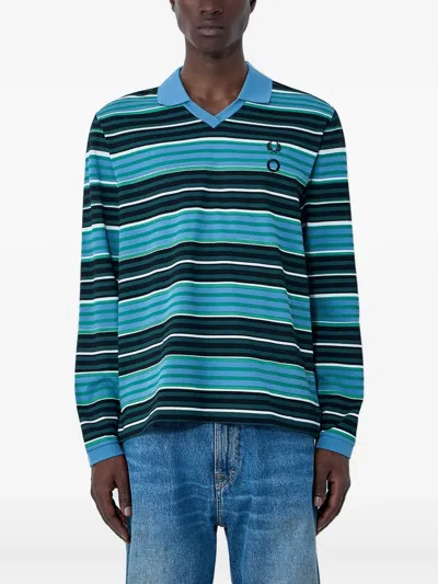 Fred Perry X Craig Green Long-sleeve Top In Blue