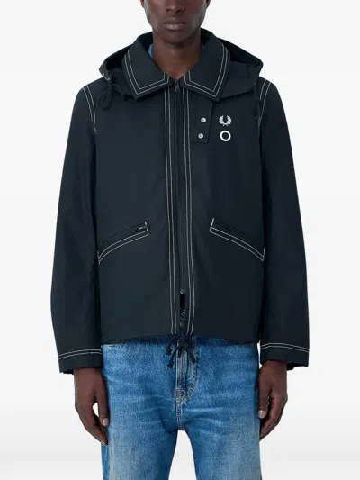 Fred Perry X Craig Green Zip-fastening Hoodie In Black