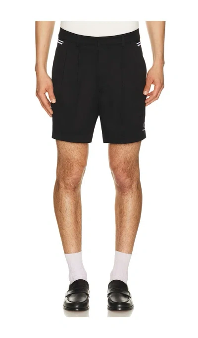 Fred Perry X Kris Van Assche Tailored Shorts In Black
