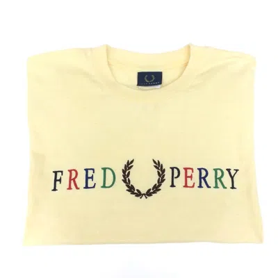 Pre-owned Fred Perry X Vintage Multicolor Fred Perry Embroidered Spell Out