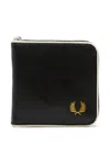 Fred Perry Zip Classic Wallet In Blue
