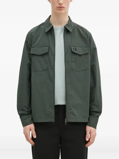 Fred Perry Zip-front Shirt Jacket