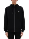 FRED PERRY ZIP SWEATSHIRT.