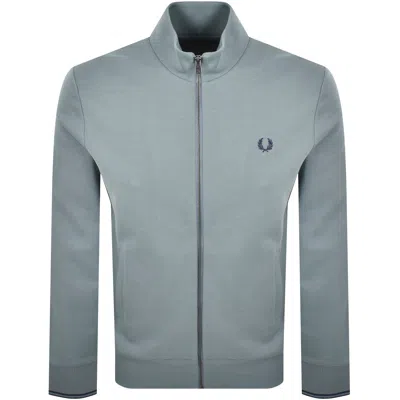 Fred Perry Zip Through Sweatshirt Stockport Blue