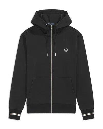 Fred Perry Authentic Zip Hoody Black