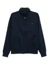 Fred Perry Zip-up Jacket In Blue