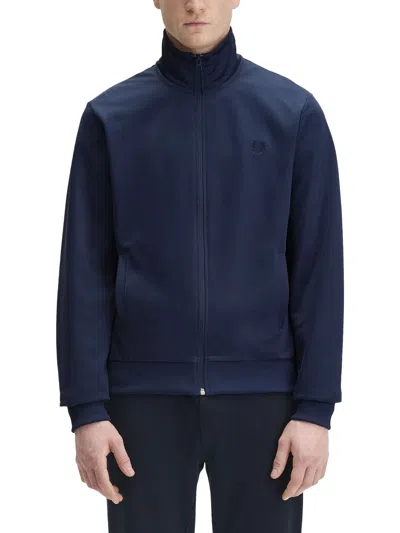 FRED PERRY ZIPPERED TRACK SWEATSHIRT