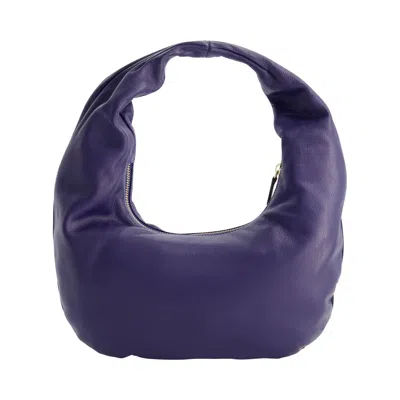 Fred Segal Rounded Soft Hobo Bag In Purple