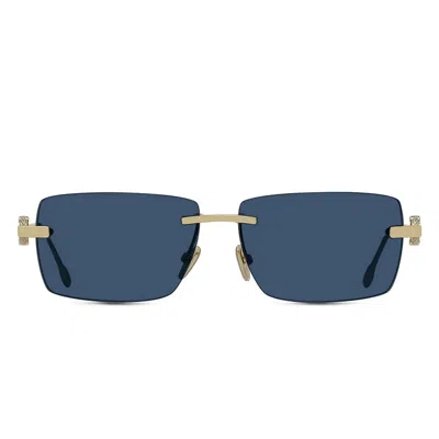 Fred Sunglasses Fg40065 U 30 V Winch Gold/blue Men