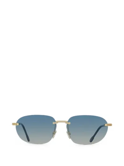 Fred Winch Rimless Sunglasses In Gold