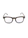 Fred Women's 50mm Rectangle Blue Light Eyeglasses In Black