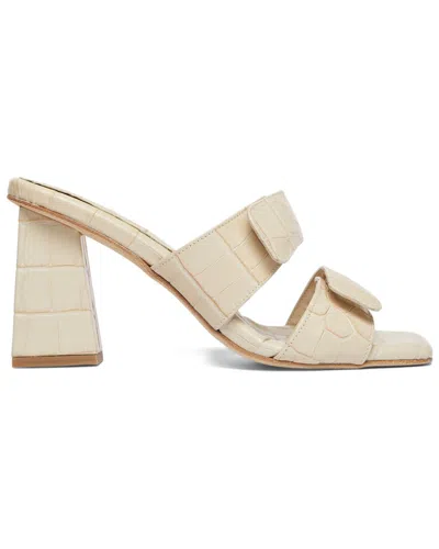 Freda Salvador Adria Leather Heel In Beige