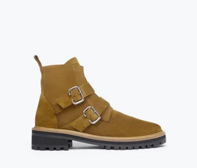 Freda Salvador Athena Suede Boot In Acorn In Multi