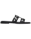 Freda Salvador Brady Leather Sandal In Black