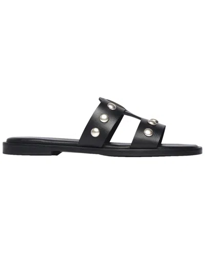Freda Salvador Brady Leather Sandal In Black