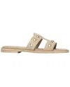 Freda Salvador Brady Leather Sandal In Neutral