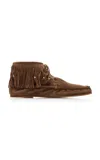 Freda Salvador Camila Suede Moccasins In Brown